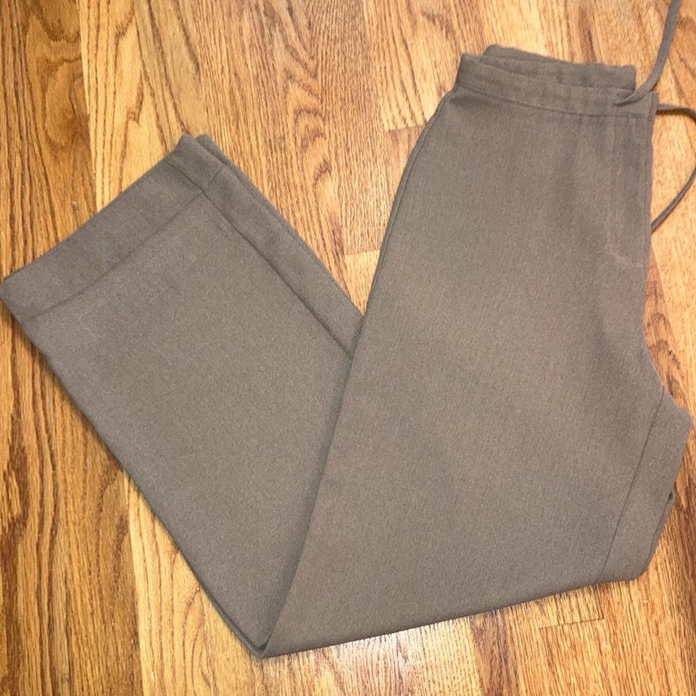 Crepe Stovepipe Pants